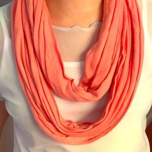 Peach Infinity Scarf